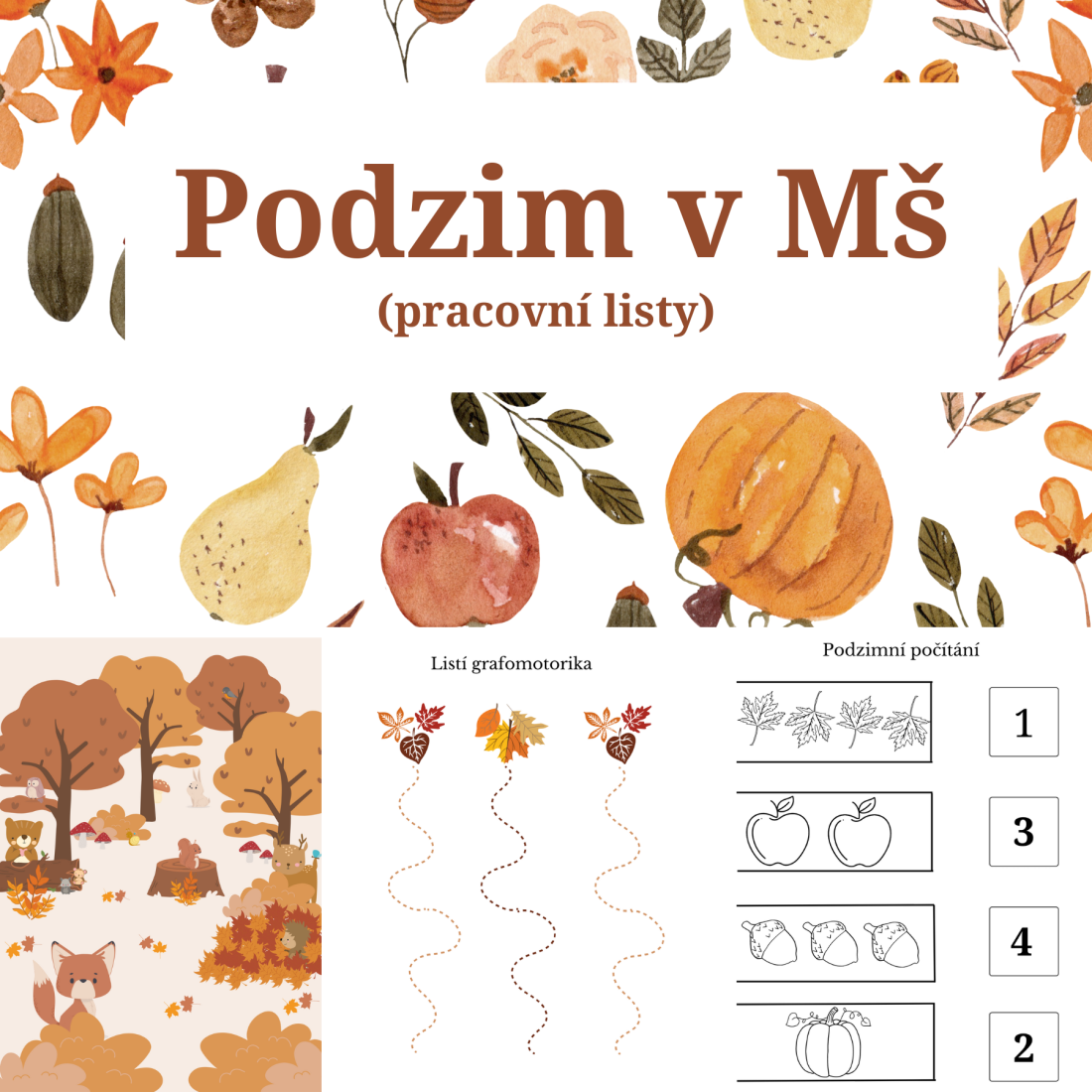 Materiál - Podzim V Mš